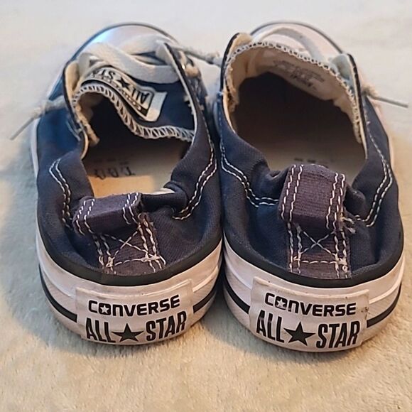 Converse Chuck Taylor Womens Size 6 Shoreline Slip On Sneakers Blue White Casual - Picture 6 of 10